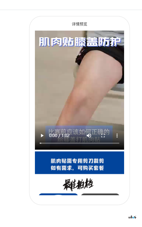 4.4  商品詳情發(fā)不視頻，小程序端不顯示